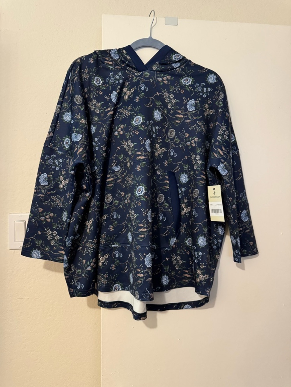 Tuckernuck Navy Floral Wildflower Hoodie